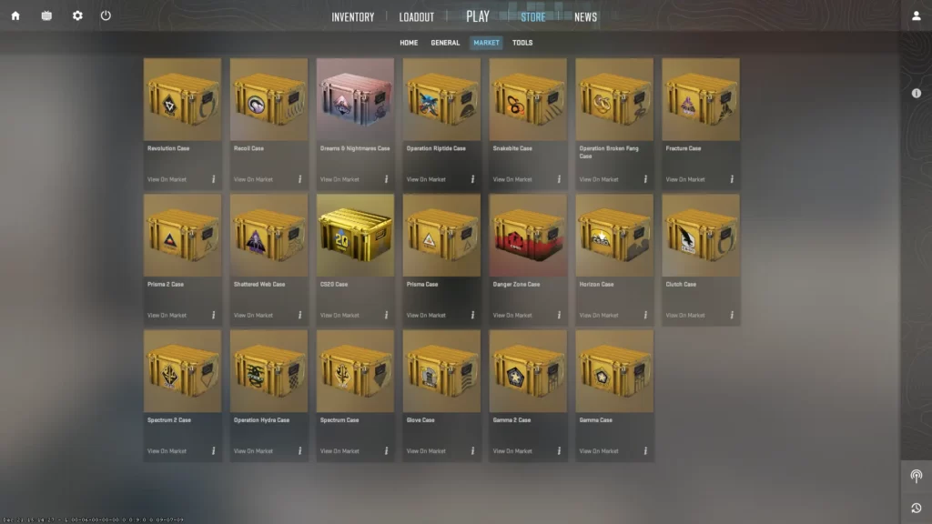 All Cases in CS2