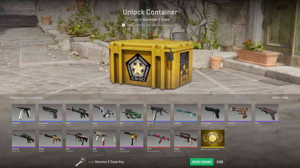 gamma 2 case